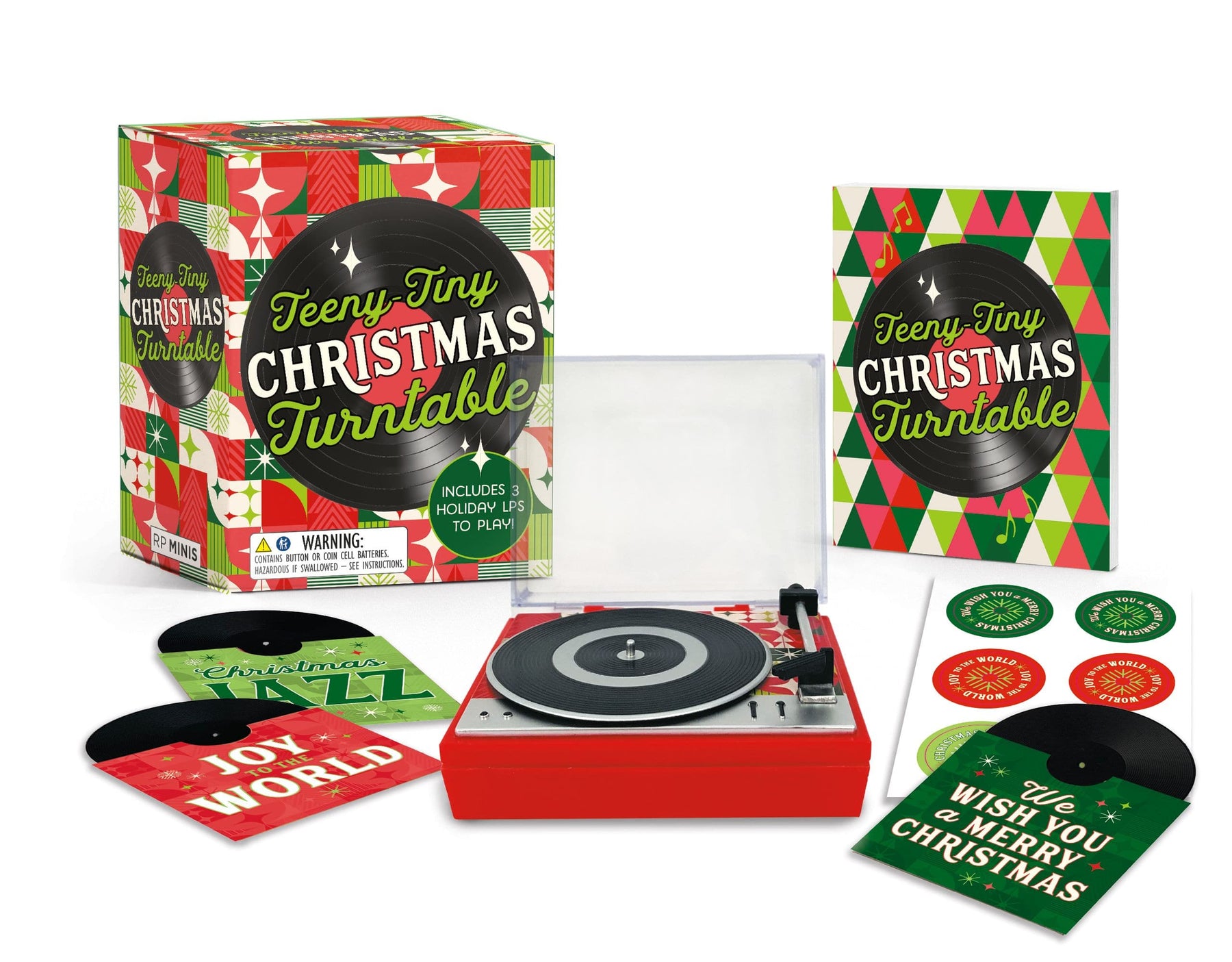 Hachette Book Group Toys > Art Toys Teeny-Tiny Christmas Turntable [Mini Kit] 9780762485437 TEC94HAC