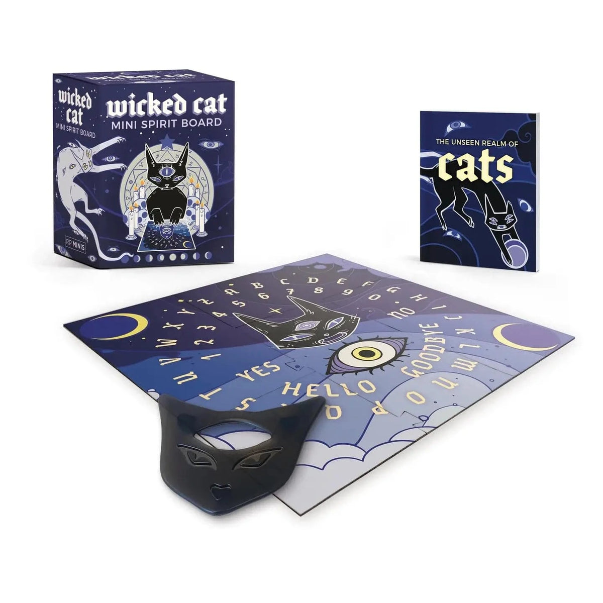 Hachette Book Group Toys > Art Toys Wicked Cat Mini Spirit Board [Mini Kit] 9780762487370