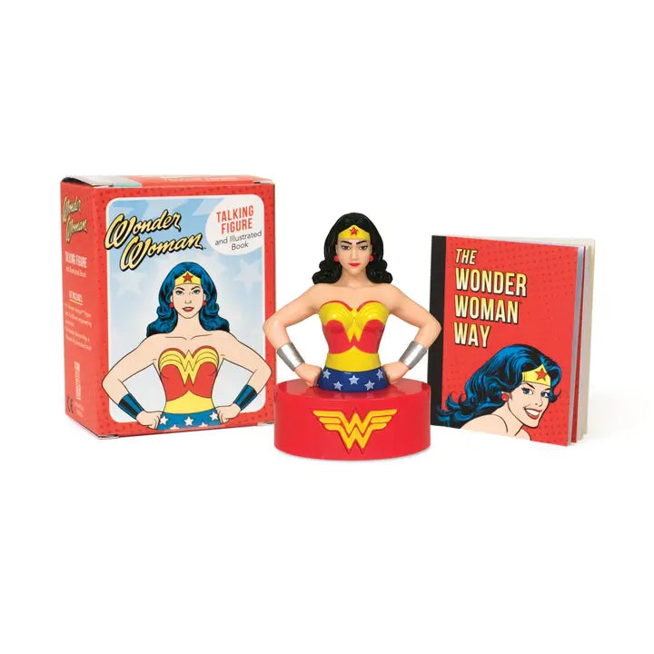 Hachette Book Group Toys > Art Toys Wonder Woman Talking Figure and Illustrated Book [Mini Kit] 9780762456949