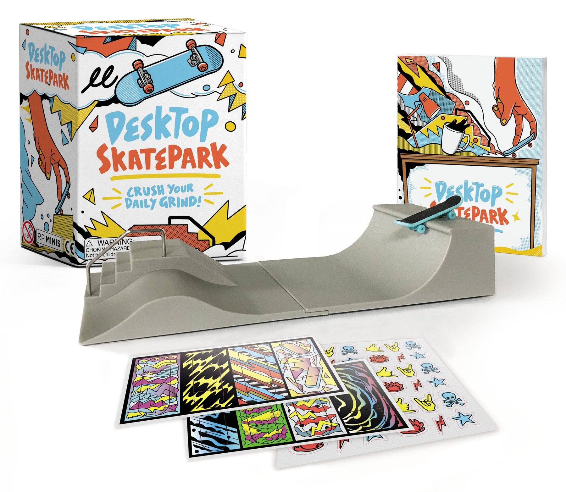 Hachette Book Group Toys Desktop Skatepark: Crush Your Daily Grind! 9780762475292 9780762475292