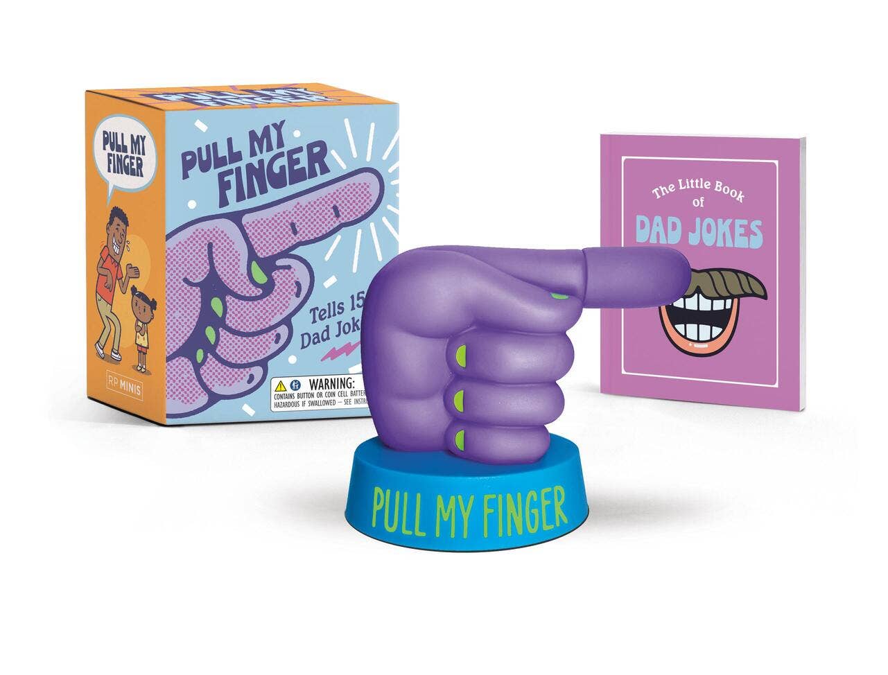 Hachette Book Group Toys Pull My Finger: Tells 15 Dad Jokes! 9780762484713 9780762484713