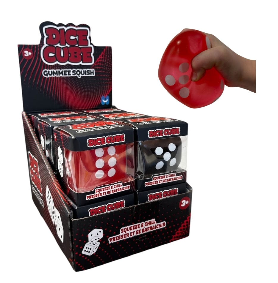 Handee Products (HPC) Toys > Fidget Toys Handee: Gummee Squish - Dice Cube (Assorted Colors) 064049356825 NV3682