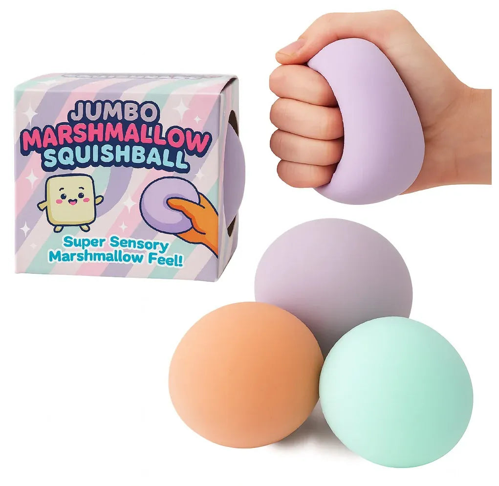 Handee Products (HPC) Toys > Fidget Toys Handee: Jumbo 3.5" Marshmallow Ball 064049358720 NV3872