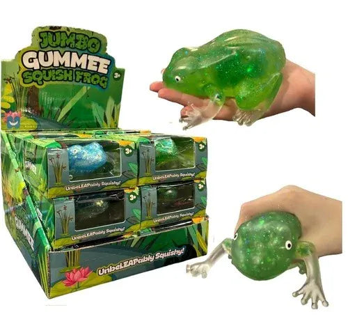 Handee Products (HPC) Toys > Fidget Toys Handee: Jumbo Gummee Squish Frog 198168627815 NV3639