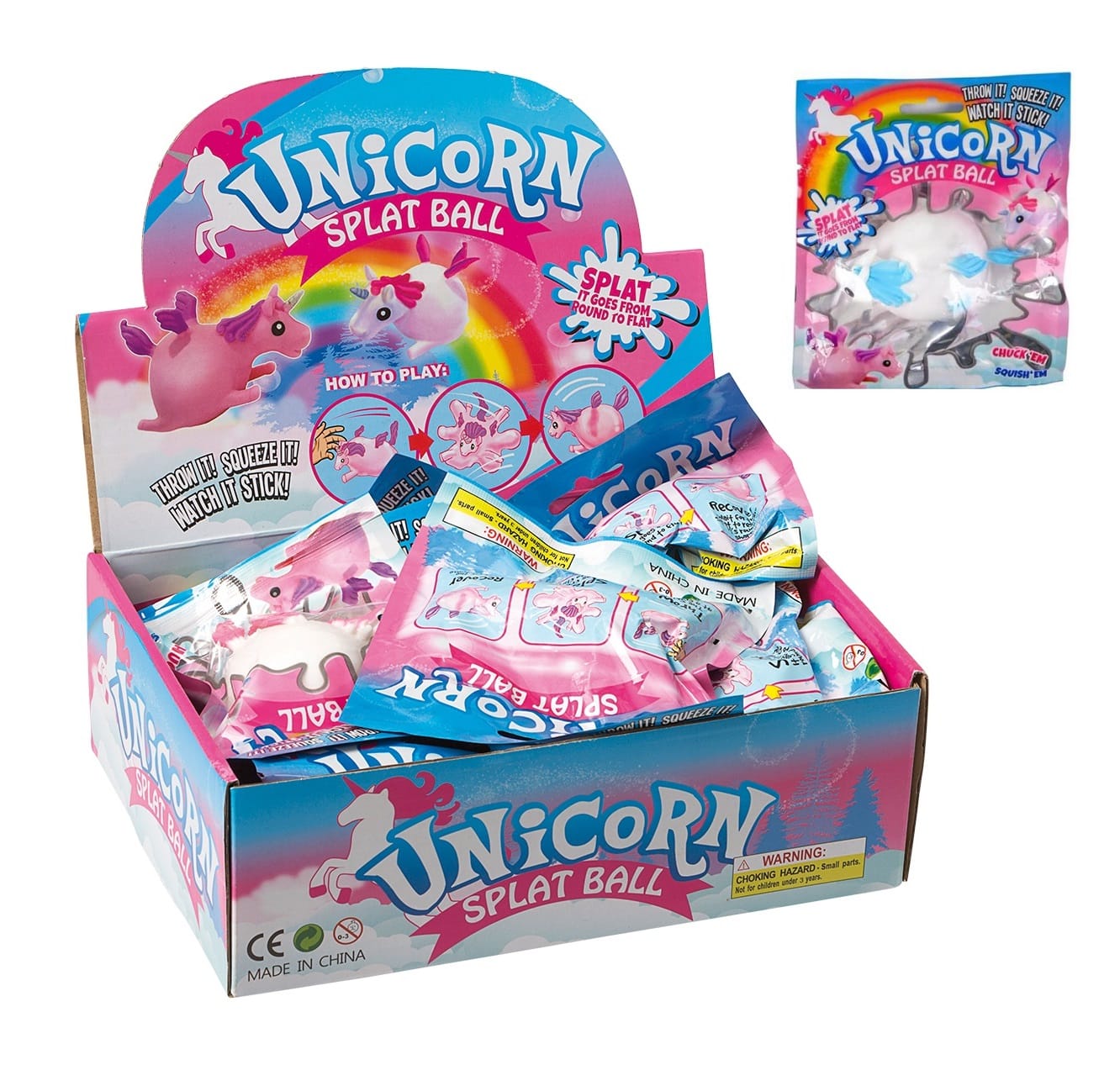 Handee Products (HPC) Toys > Fidget Toys Handee: Unicorn Splat Ball 064049351059 NV3105
