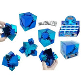Handee Products (HPC) Toys > Fidget Toys Mesmerizing Metallic Gear Cube Fidget Toy 064049358249 NV3824