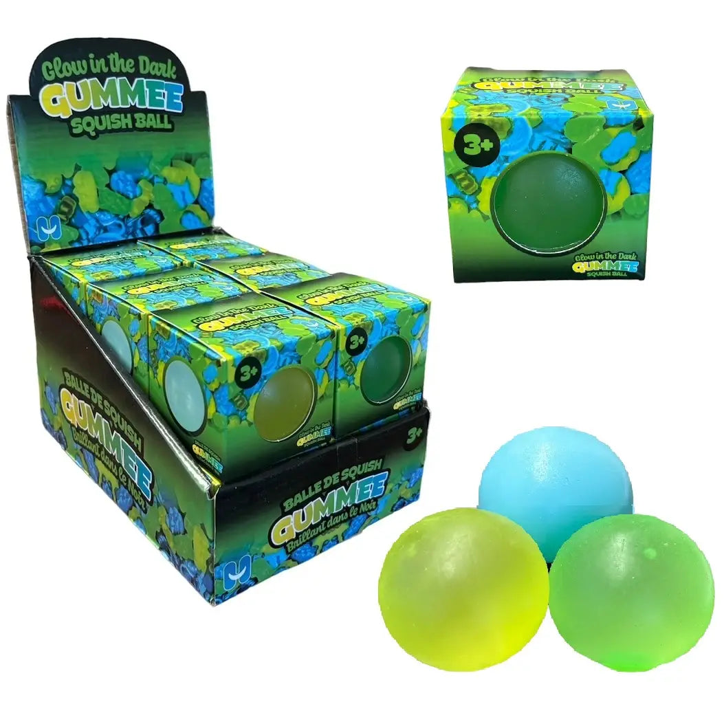Handee Products Toys Glow in the Dark Gummee Squish Ball 064049220065 BA1006