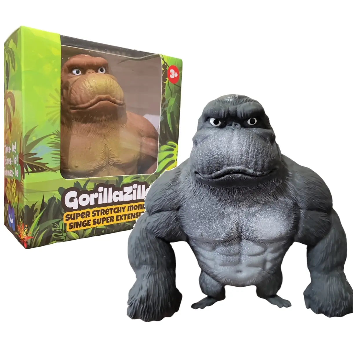 Handee Toys > Fidget Toys Handee: 1.5lb Jumbo Gorillazilla - Viral Stretchee Monkee Toy 064049356139
