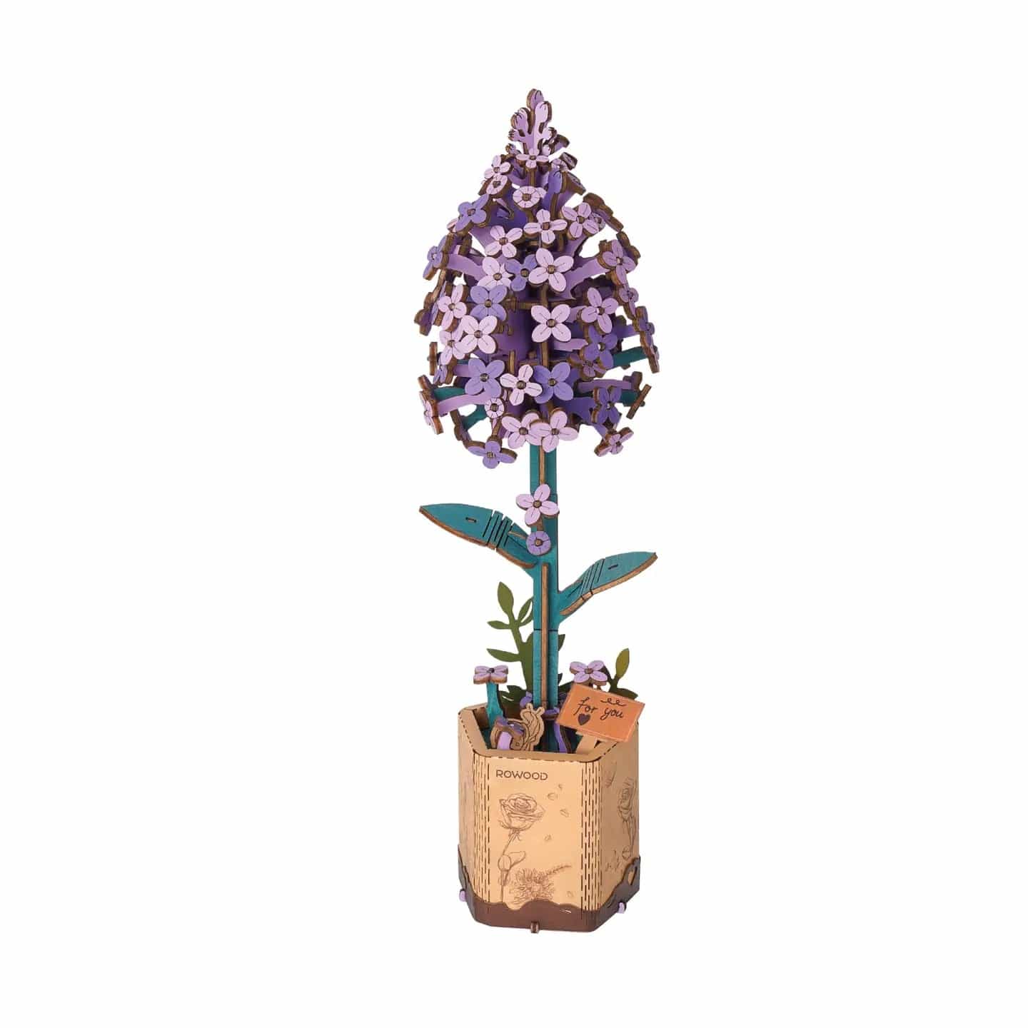 Hands Craft Model Kits > Other Model Kits 3D Wooden Flower Puzzle: Lilac 6946785119213 TW021