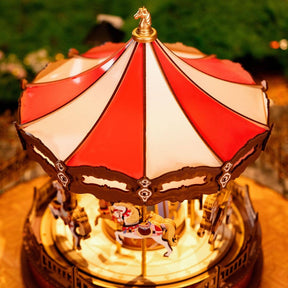 Hands Craft Model Kits > Other Model Kits 3D Wooden Puzzle: Classic Carousel 810101582431 AMC01