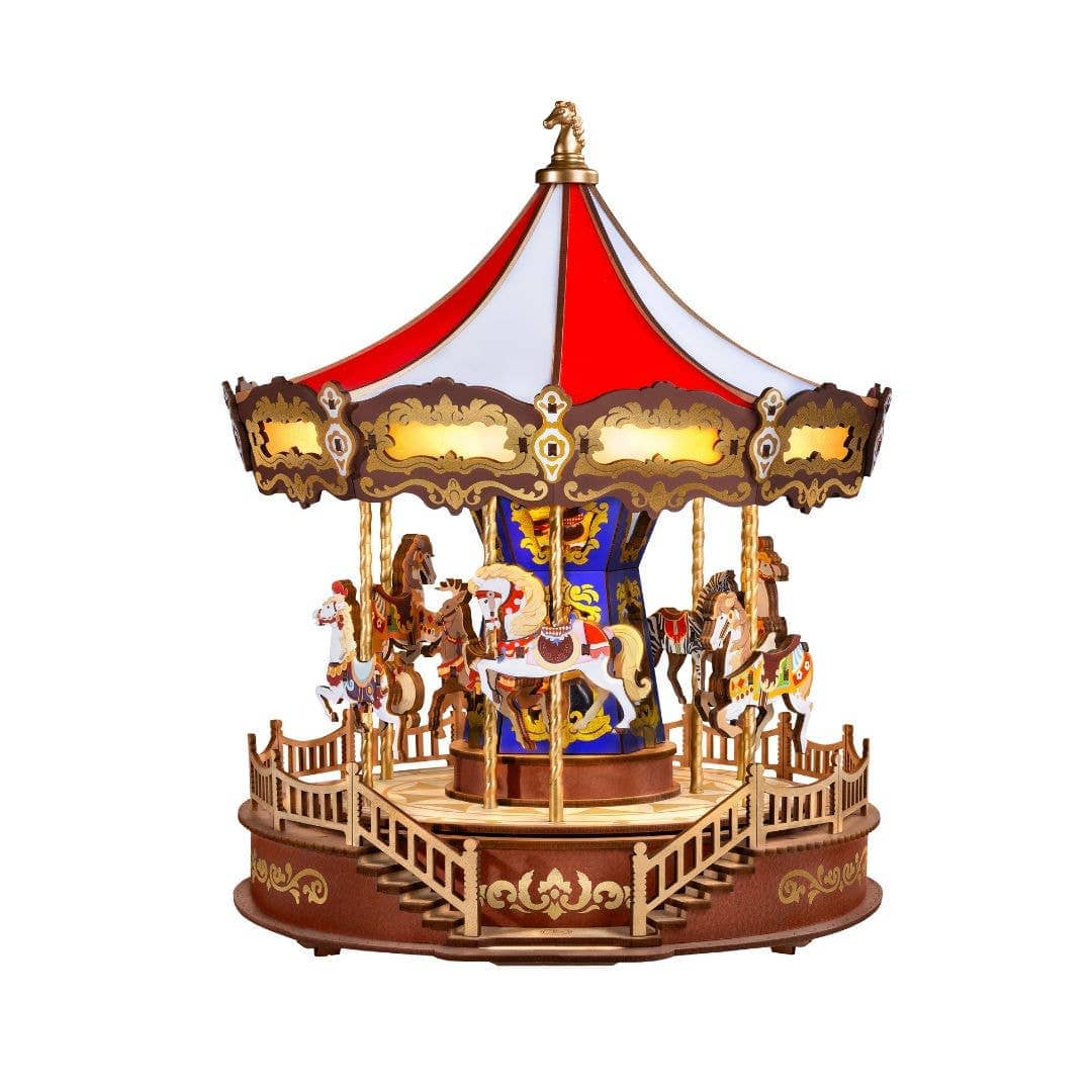 Hands Craft Model Kits > Other Model Kits 3D Wooden Puzzle: Classic Carousel 810101582431 AMC01