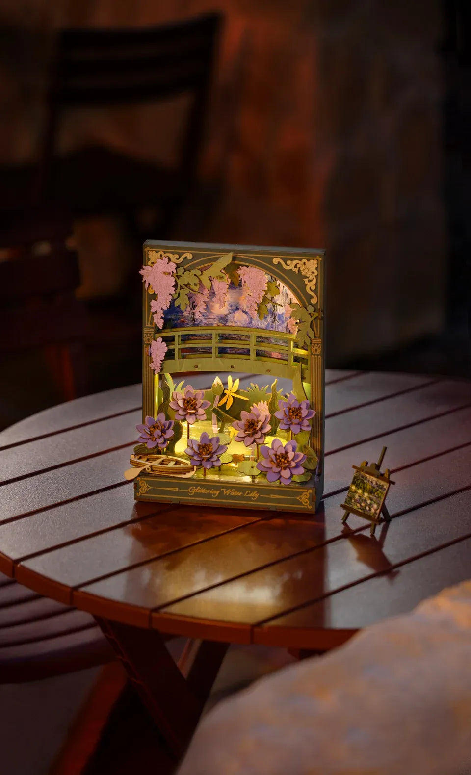 Hands Craft Model Kits > Other Model Kits 3D Wooden Puzzle: Glittering Water Lily 810101582165 TH001