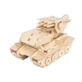 Hands Craft Model Kits > Other Model Kits 3D Wooden Puzzle: Rocket Launcher 819887020625 JP239