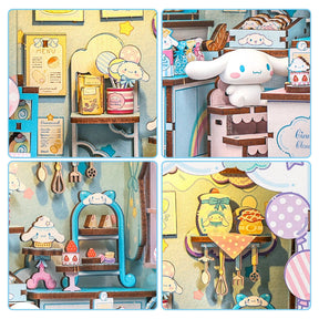 Hands Craft Model Kits > Other Model Kits Cinnamoroll Cloud Bakery - DIY Book Nook Kit 810101582905 HCB207