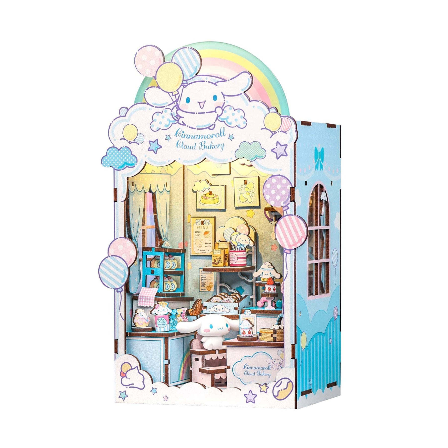 Hands Craft Model Kits > Other Model Kits Cinnamoroll Cloud Bakery - DIY Book Nook Kit 810101582905 HCB207