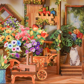 Hands Craft Model Kits > Other Model Kits DIY 3D Puzzle Kit: Blossom Time w/ Dust Cover 810101583315 HTQ455