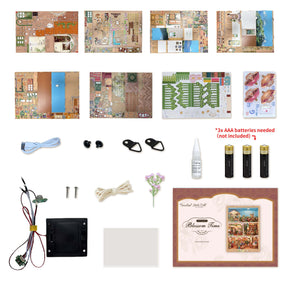 Hands Craft Model Kits > Other Model Kits DIY 3D Puzzle Kit: Blossom Time w/ Dust Cover 810101583315 HTQ455
