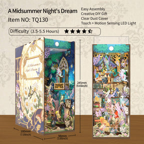 Hands Craft Model Kits > Other Model Kits DIY Book Nook Kit: A Midsummer Night's Dream with Dust Cover 6971683351304 TQ130