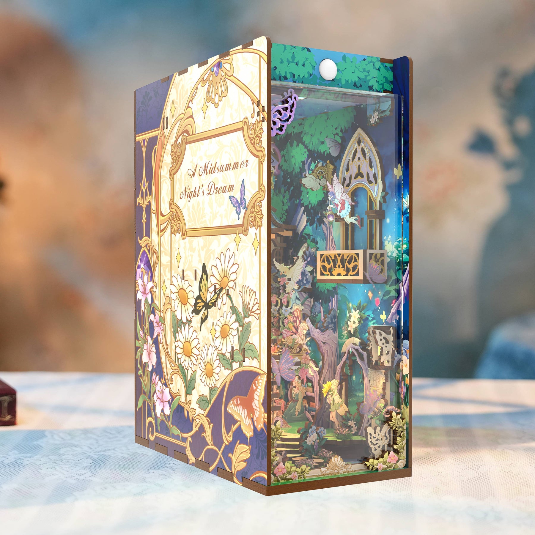 Hands Craft Model Kits > Other Model Kits DIY Book Nook Kit: A Midsummer Night's Dream with Dust Cover 6971683351304 TQ130