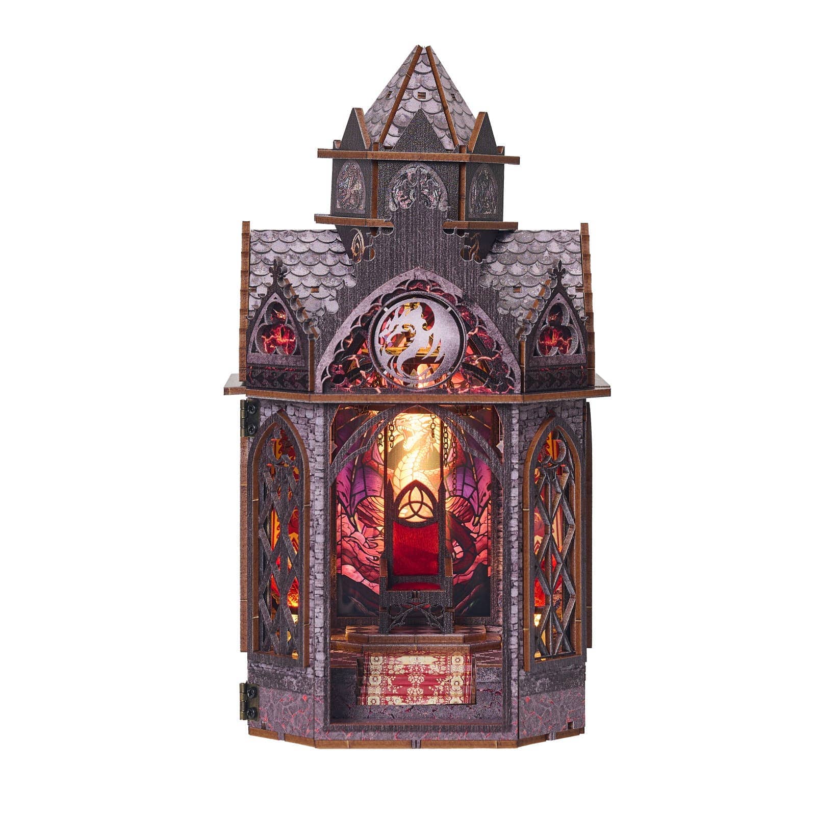 Hands Craft Model Kits > Other Model Kits DIY Book Nook Kit: Ember Throne 810101583353 MIN207