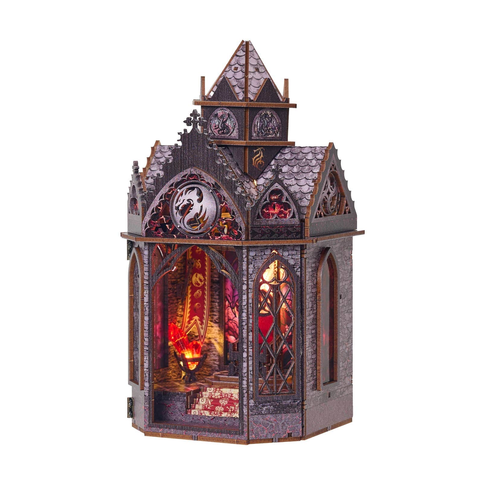 Hands Craft Model Kits > Other Model Kits DIY Book Nook Kit: Ember Throne 810101583353 MIN207