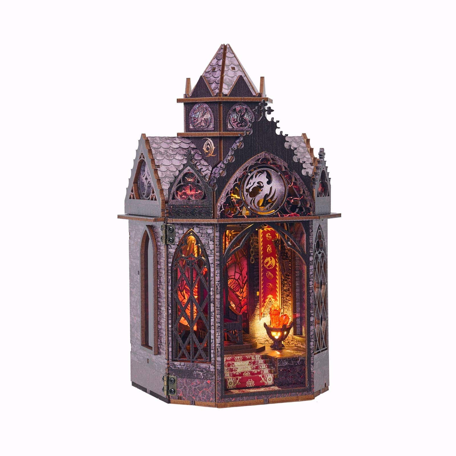 Hands Craft Model Kits > Other Model Kits DIY Book Nook Kit: Ember Throne 810101583353 MIN207