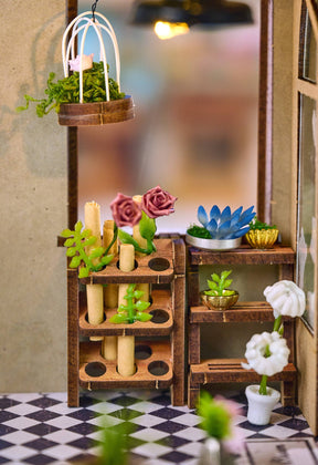 Hands Craft Model Kits > Other Model Kits DIY Book Nook Kit: Flower Shop 810101582479 MIN203
