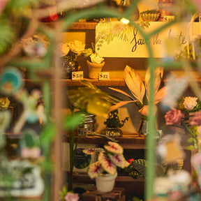 Hands Craft Model Kits > Other Model Kits DIY Book Nook Kit: Flower Shop 810101582479 MIN203