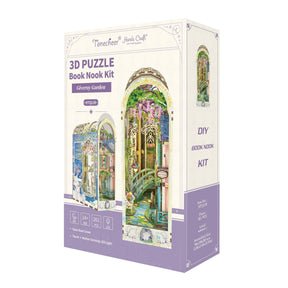Hands Craft Model Kits > Other Model Kits DIY Book Nook Kit: Giverny Garden w/ Dust Cover 810101583186 HTQ138