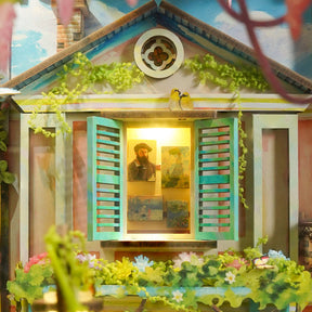 Hands Craft Model Kits > Other Model Kits DIY Book Nook Kit: Giverny Garden w/ Dust Cover 810101583186 HTQ138