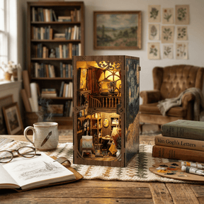 Hands Craft Model Kits > Other Model Kits DIY Book Nook Kit: Golden Twilight Studio 810101583636 BNH102