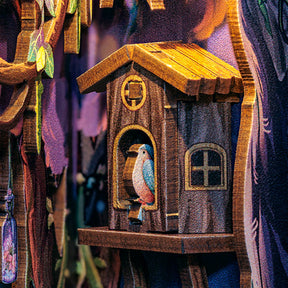 Hands Craft Model Kits > Other Model Kits DIY Book Nook Kit: Grace of the Forest w/ Dust Cover 810101582028 HCB301