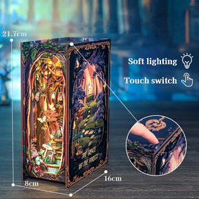 Hands Craft Model Kits > Other Model Kits DIY Book Nook Kit: Grace of the Forest w/ Dust Cover 810101582028 HCB301