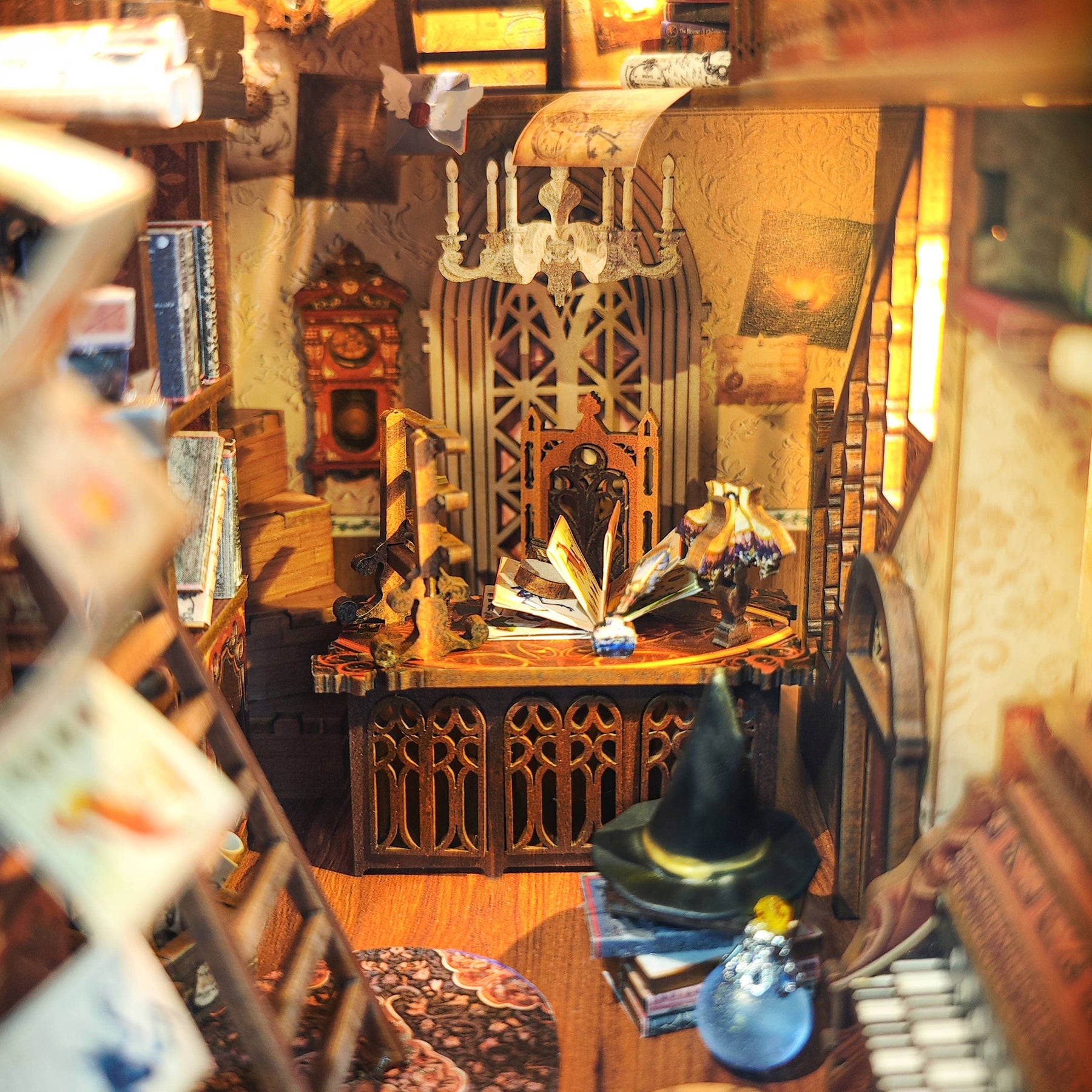 Hands Craft Model Kits > Other Model Kits DIY Book Nook Kit: Magic Study 810101583698 BNH103