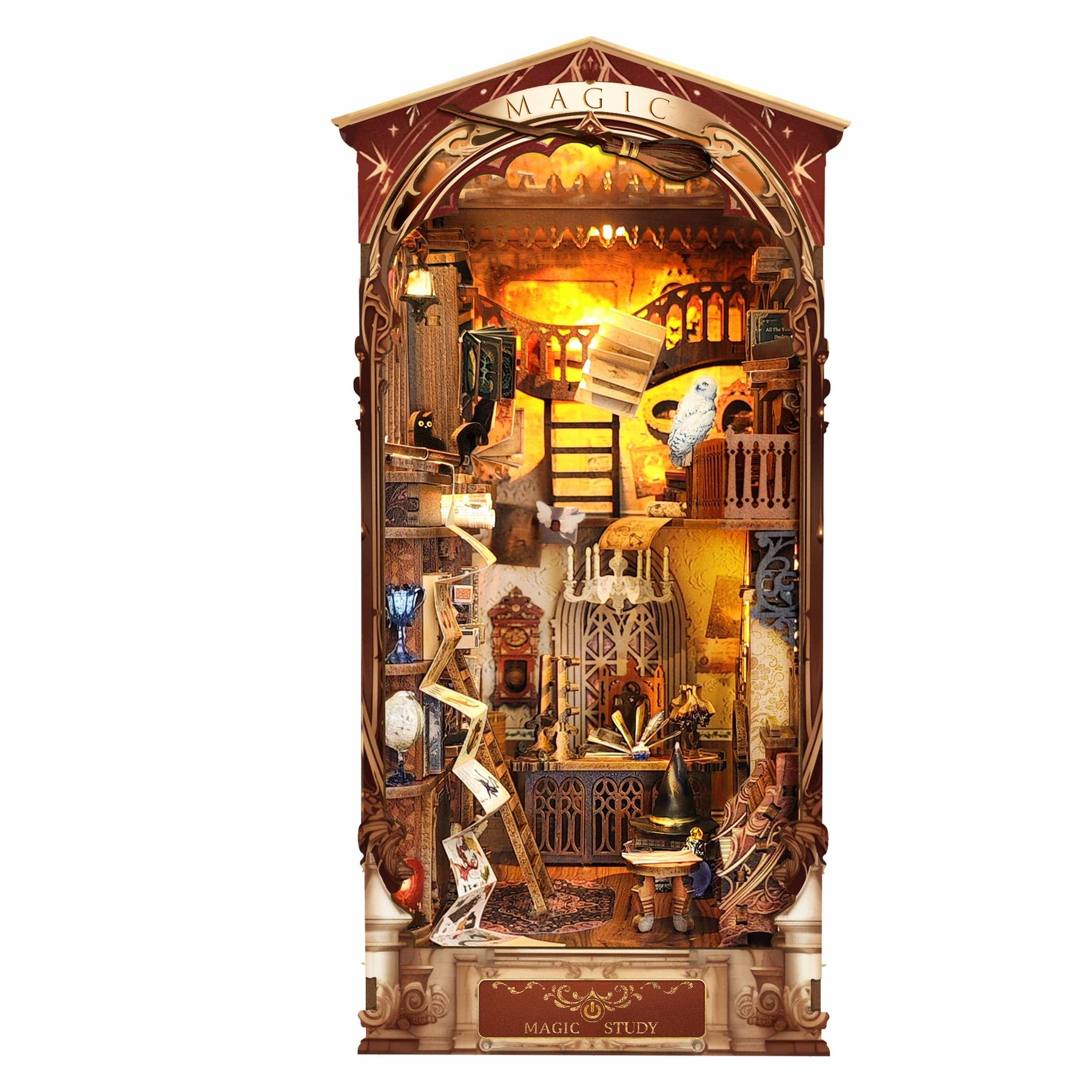 Hands Craft Model Kits > Other Model Kits DIY Book Nook Kit: Magic Study 810101583698 BNH103