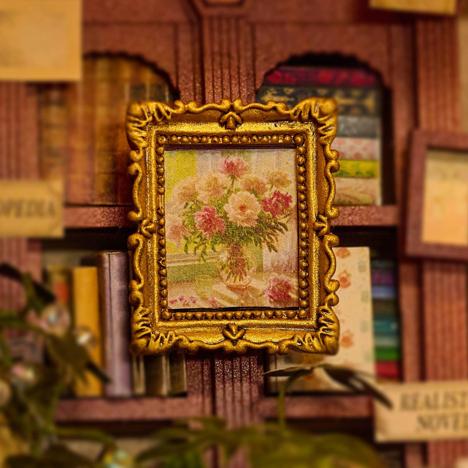Hands Craft Model Kits > Other Model Kits DIY Book Nook Kit: Main Street Books 810101583346 MIN206