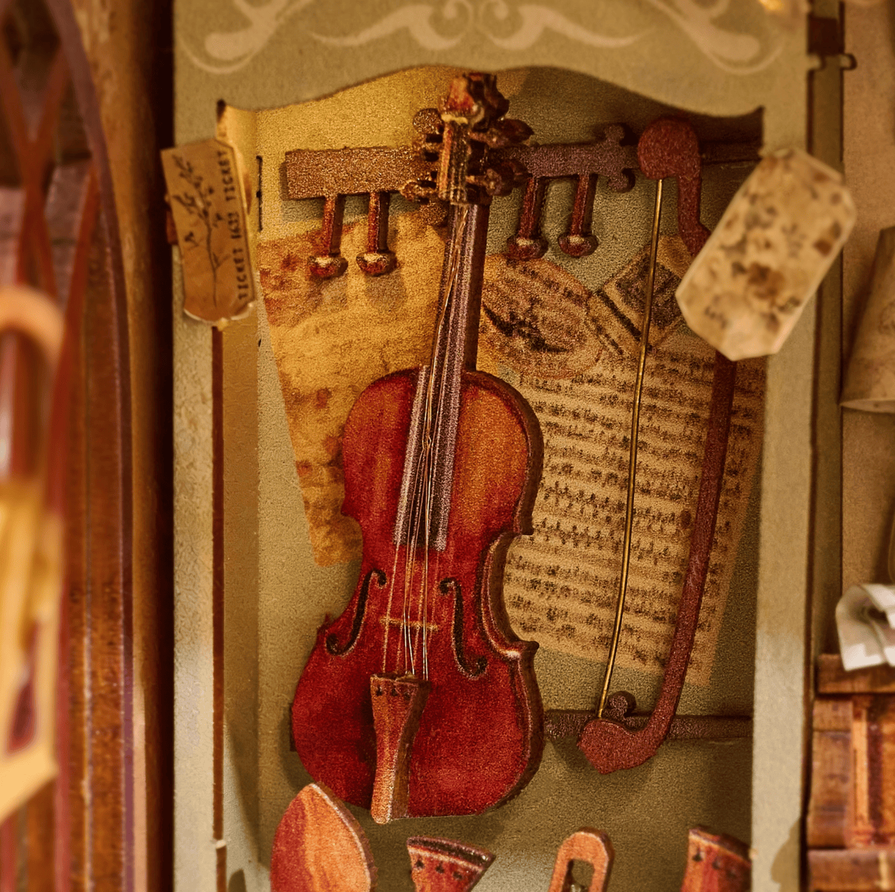 Hands Craft Model Kits > Other Model Kits DIY Book Nook Kit: Minuet Hollow 810101583919 MIN208