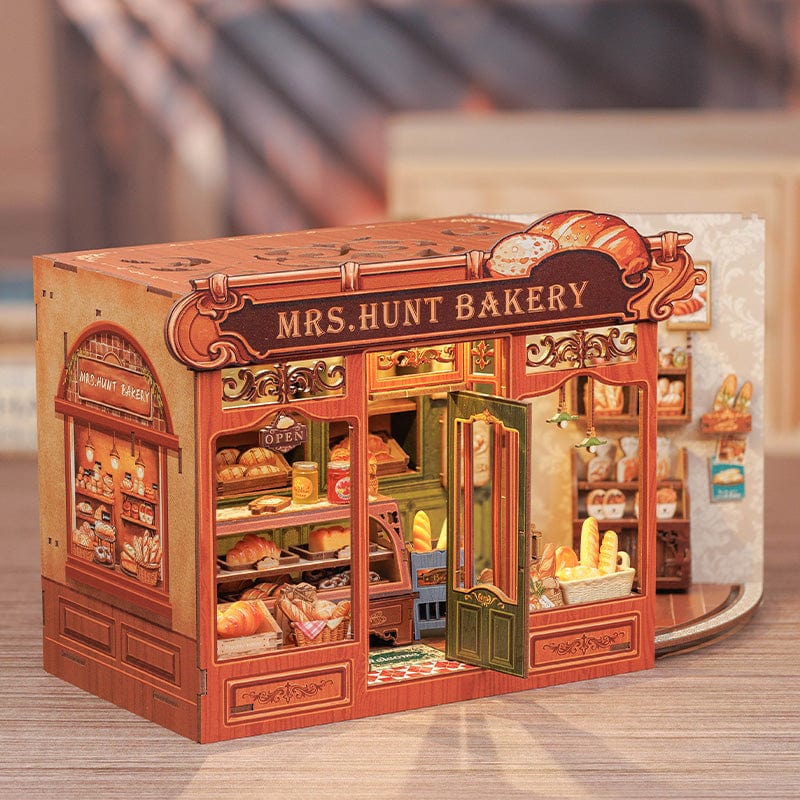 Hands Craft Model Kits > Other Model Kits Diy Book Nook Kit: Mrs. Hunt Bakery 810101582226 HCB501