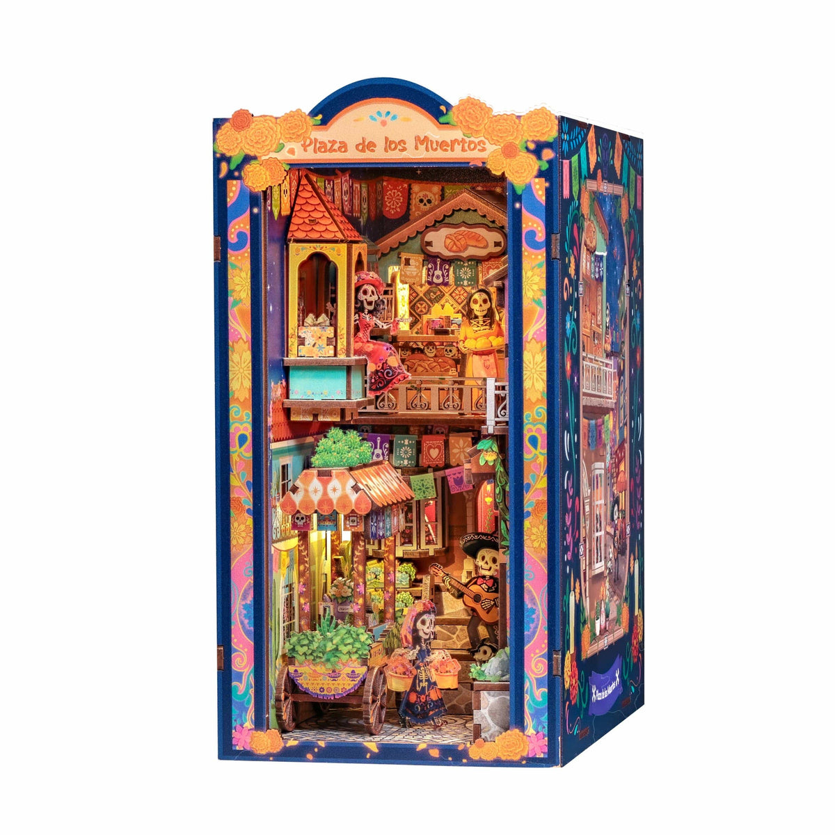 Hands Craft Model Kits > Other Model Kits DIY Book Nook Kit: Plaza de los Muertos 810101584084 HCB110
