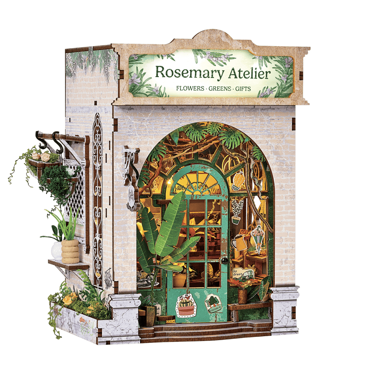 Hands Craft Model Kits > Other Model Kits DIY Book Nook Kit: Rosemary Atelier 810101583322 MIN204