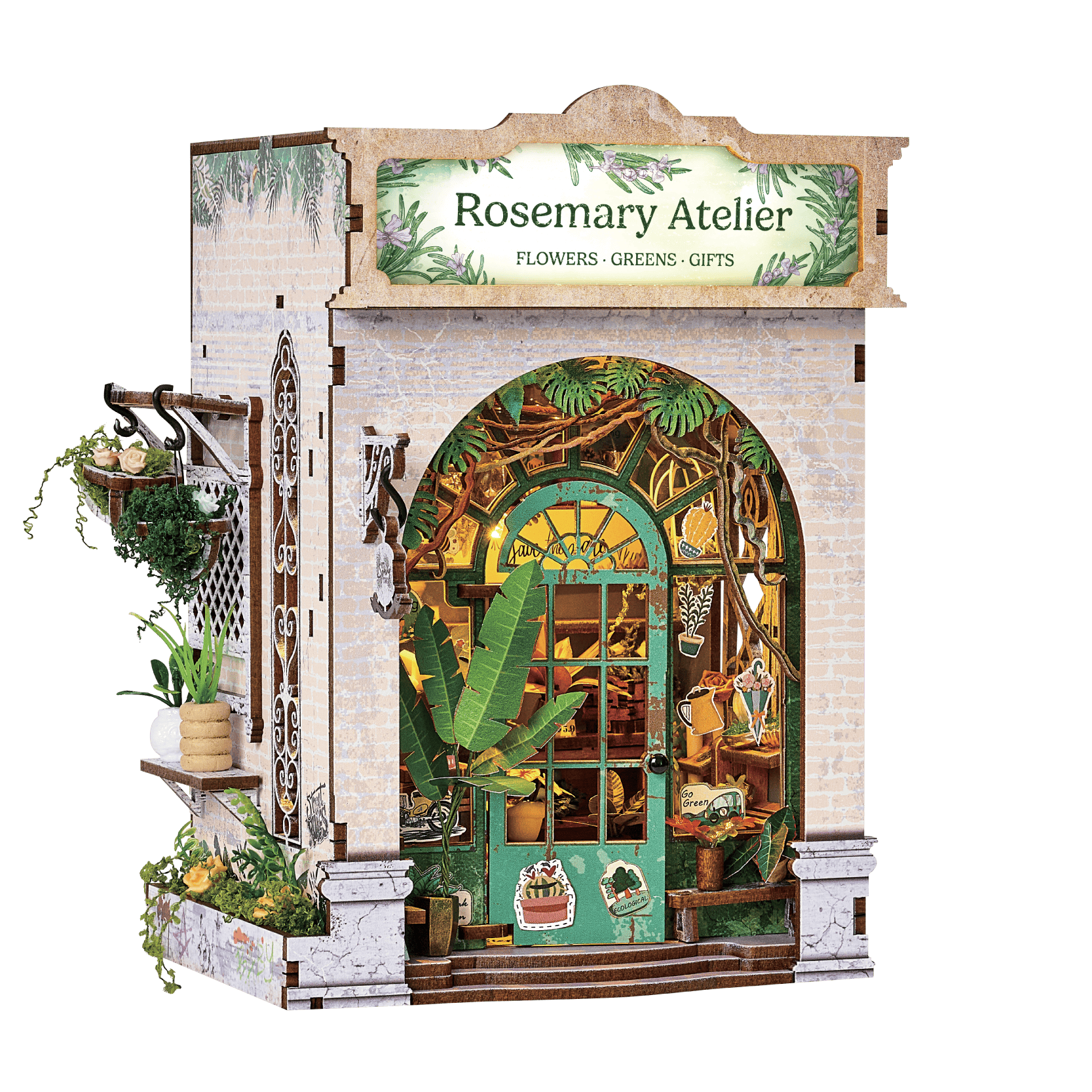 Hands Craft Model Kits > Other Model Kits DIY Book Nook Kit: Rosemary Atelier 810101583322 MIN204