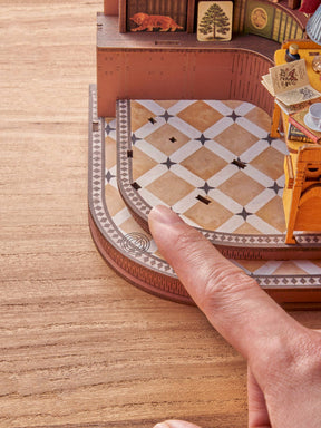 Hands Craft Model Kits > Other Model Kits DIY Book Nook Kit: Silent Corner Study 810101582271 TGE02