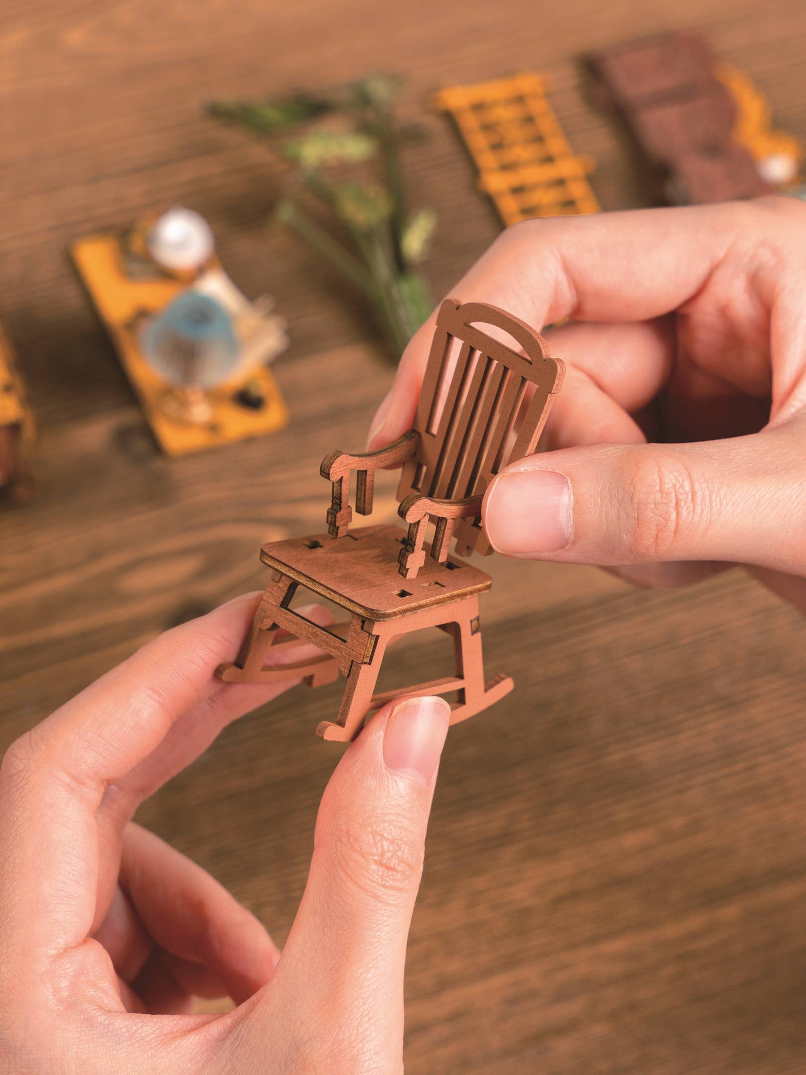 Hands Craft Model Kits > Other Model Kits DIY Book Nook Kit: Silent Corner Study 810101582271 TGE02