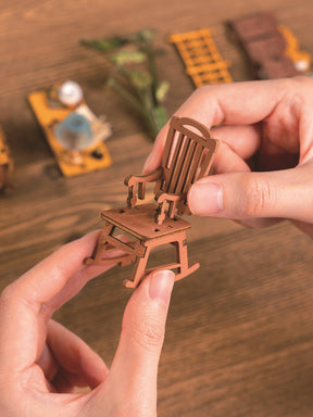 Hands Craft Model Kits > Other Model Kits DIY Book Nook Kit: Silent Corner Study 810101582271 TGE02