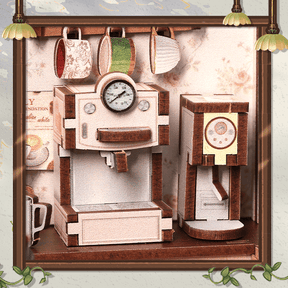 Hands Craft Model Kits > Other Model Kits DIY Book Nook Kit: Sunny Café 810101582813 HCB406