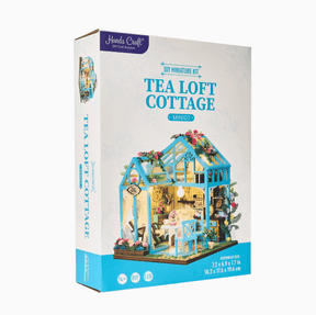 Hands Craft Model Kits > Other Model Kits DIY Book Nook Kit: Tea Loft Cottage 810101583902 MIN107