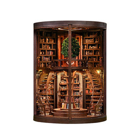 Hands Craft Model Kits > Other Model Kits DIY Book Nook Kit: Tree of Knowledge 810101583643 BNH301