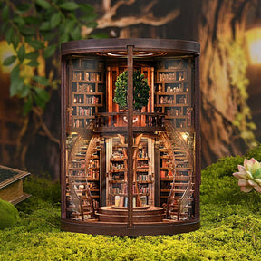 Hands Craft Model Kits > Other Model Kits DIY Book Nook Kit: Tree of Knowledge 810101583643 BNH301