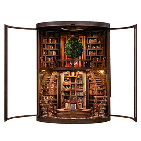 Hands Craft Model Kits > Other Model Kits DIY Book Nook Kit: Tree of Knowledge 810101583643 BNH301