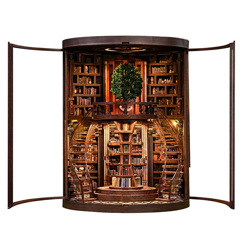Hands Craft Model Kits > Other Model Kits DIY Book Nook Kit: Tree of Knowledge 810101583643 BNH301